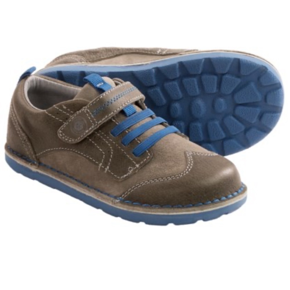 Stride Rite Medallion Collection Winston Sneaker Gray and Blue Size 12M